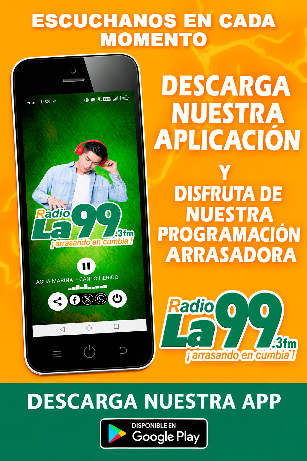 Descarga la aplicación Radio Swing desde Google Play